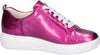 Waldlaufer H-Vivien hot pink patent leather trainer shoe