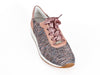 Ara Fusion 4 pink leather & textile trainer shoe
