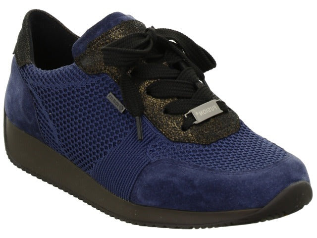 * Ara Fusion 4 wide fit Gore-Tex waterproof navy blue trainer shoe