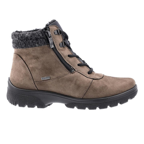 * Closing down sale 50% off Ara Saas-Fee Gore-Tex waterproof fur trim mushroom nubuck leather walking boot