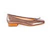 Clearance 50% off Riva Italian warm gold leather pump