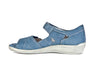 * Closing down sale 50% off Hilena back-in jeans blue nubuck leather sandal
