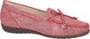 * Closing down sale 50% off Waldlaufer Hesima red & white dog tooth check leather loafer