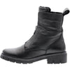 * Ara Dover chunky sole front zip leather black boot