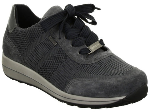 * Closing down sale Ara Fusion 4 wide fitting Gore-Tex waterproof grey nubuck leather lace-up trainer
