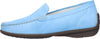 Wldlaufer Harriet non slip sole pale blue suede leather moccasin loafer