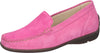 Waldlaufer Harriet pink suede leather moccasin loafer