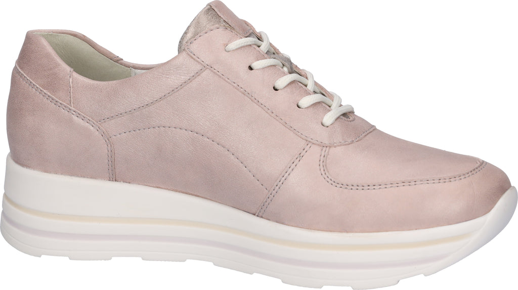 Pink leather sneakers sales