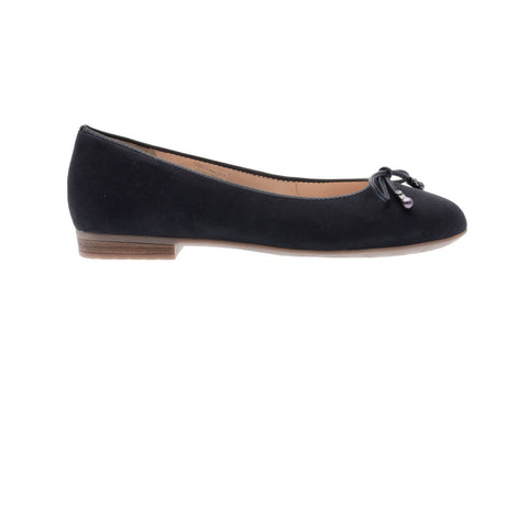 *Closing down sale 50% off Ara high soft cushioned insole black nubuck suede  ballerina pump