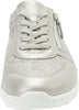 Waldlaufer M-Ira very wide zip in silver grey detailed leather lace up