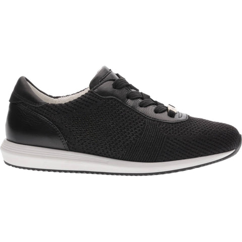 * Ara Lissabon Fusion 4 bamboo lined white sole black lace up trainer