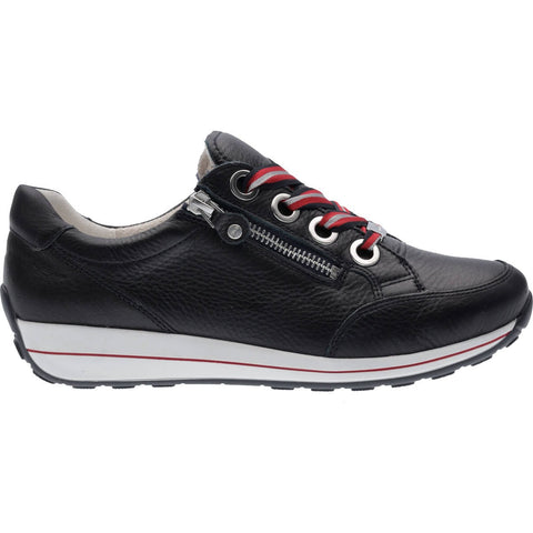 * Closing down sale 50% off Ara contrast laces navy blue leather trainer shoe