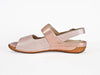 Waldlaufer Heliett 2 strap pale pink leather sandal