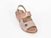 *Waldlaufer Heliett 2 strap pale pink leather sandal