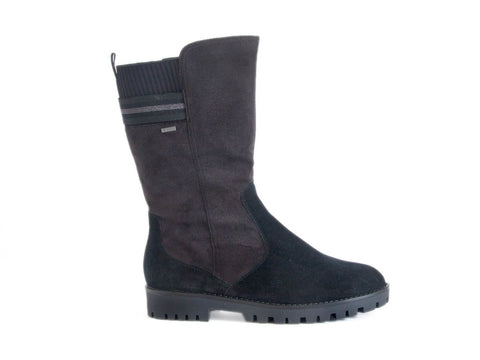 * Closing down sale 50% off Ara Gore-Tex waterproof mid-calf black nubuck leather boot
