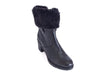 * Closing down sale now 50% off Ara heeled faux fur black leather boot
