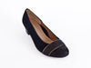* Closing down sale 50% off Court with bar trim in suede leather