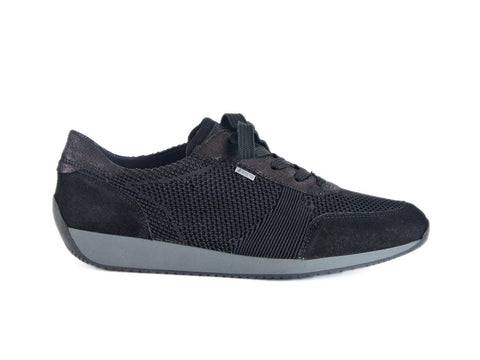 Ara Fusion 4 Gore-Tex black or navy leather & textile trainer shoe
