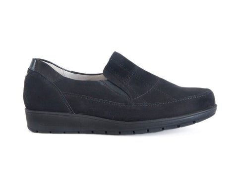 * Closing down sale 50% off Waldlaufer Mimi wide fitting nubuck leather loafer