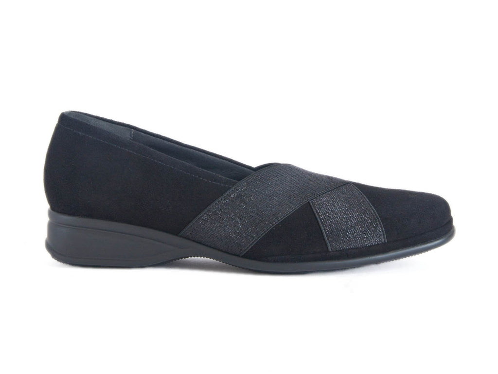 LOAFER WITH ELASTIC X OVER