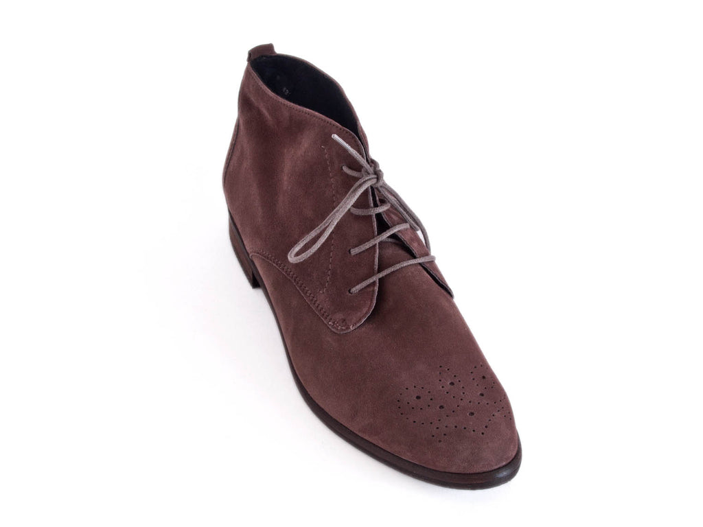 Womens leather sales desert boots