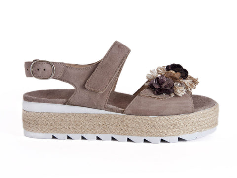 Semler fringed thick soled suede sandal