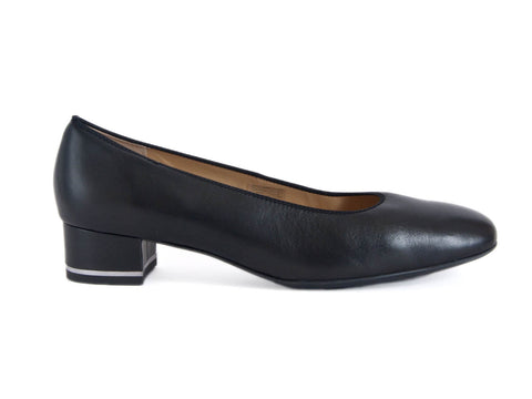 LEATHER COURT-BLACK