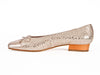 * Riva Italian light gold leather pump