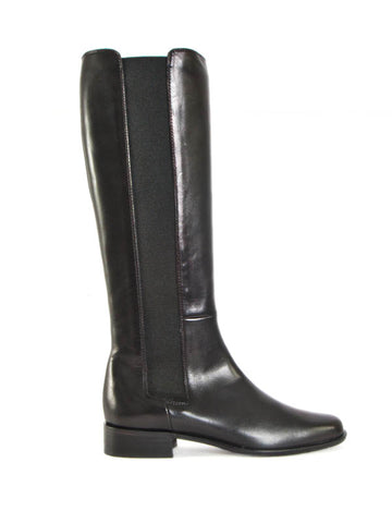* Closing down sale 50% off Clearance 50% off Italian knee high slim calf black or cognac leather boot