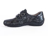 * Closing down sale 50% off Waldlaufer Henni 2 strap lofer in black & grey leather