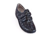 * Closing down sale 50% off Waldlaufer Henni 2 strap lofer in black & grey leather