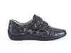 * Closing down sale 50% off Waldlaufer Henni 2 strap lofer in black & grey leather