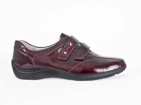 * Closing down sale 50% off Waldlaufer Henni 2 strap bordo patent leather loafer