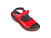 Wolky Rio adjustable red leather sandal