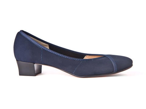 Clearance 50% off Navy Nicole Hi-Tec fabric and leather Court