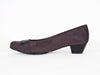 ladies court wide fitting comfortable support deep toe grey large shoe sizes