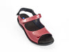 Wolky Salvia adjustable dark pink leather sandal