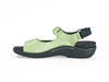 Wolky Salvia adjustable light green leather sandal