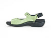 Wolky Salvia adjustable light green leather sandal