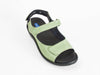 Wolky Salvia adjustable light green leather sandal