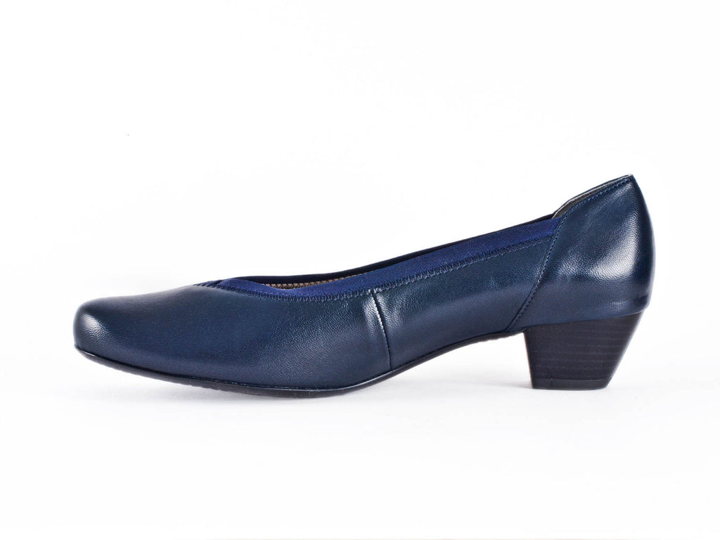 Ladies wide fit navy shoes on sale