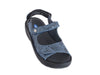 Wolky Rio "Crash" adjustable denim blue leather sandal