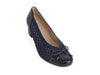 Clearance 50% off Ara wide fit navy patent leather toe court