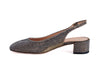 Clearance 50% off Sparkle leather slingback
