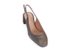 Clearance 50% off Sparkle leather slingback