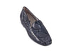 Clearance 50% 0ff Harriet mock snakeskin grey leather moccasin