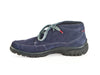 Navy blue nubuck leather lace-up Gore-Tex waterproof ladies ankle boots - at Ellie Dickins Shoes