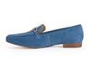 * Closing down sale 50% off Ara High Soft chain detail pale blue suede loafer