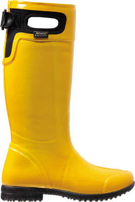 Bogs bright yellow wellington boot