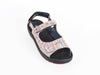 Wolky Rio adjustable white multi-coloured leather sandal